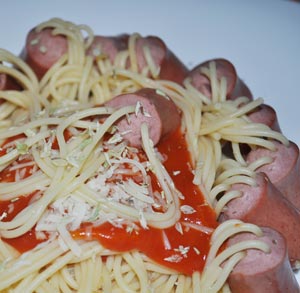 receta gratis de espaguetis pulpo