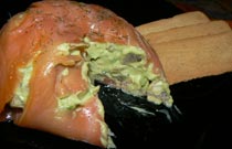 receta ensalada salmon mouse aguacate
