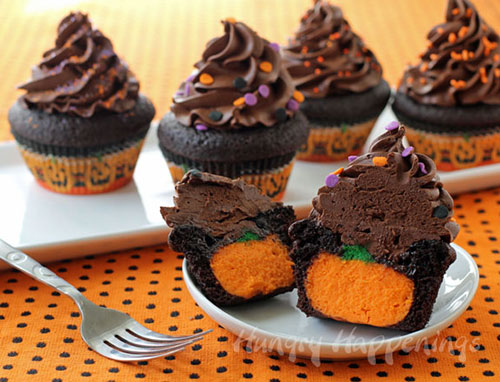 receta gratis cupcakes halloween