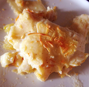 Empanadillas de jamón y setas con queso azul